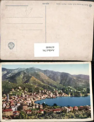 419440,Liguria Genova Rapallo Totale Bergkulisse