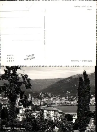 435633,Liguria Genova Rapallo Panorama Totale