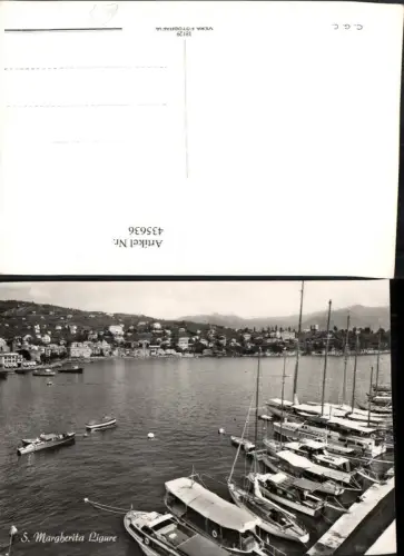435636,Liguria Genova San Margherita Ligure Teilansicht Boote