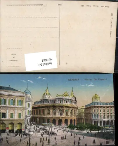 435663,Liguria Genova Genua Piazza de Ferrari Platz