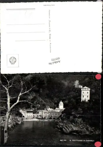 435732,Liguria Genova San Fruttuoso di Camogli Abtei Kloster Küste