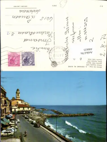 446633,Liguria Imperia S. Stefano al Mare Piazza Aurelio Saffi Küste