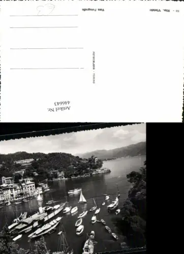 446643,Liguria Genova Portofino a Mare Visione di sogno Teilansicht Hafen Dampfer Boote