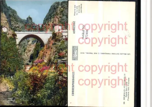 472406,Liguria Imperia Grimaldi Ventimiglia Ponte San Luigi Brücke Grenze