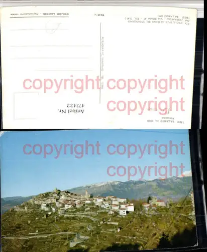472422,Liguria Imperia Bajardo Panorama Totale Bergkulisse