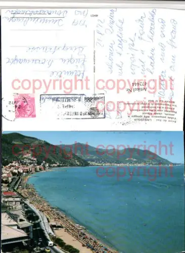 472444,Liguria Savona Laigueglia Spiaggia o ponente sfondo Alassio Strand