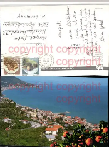 472445,Liguria Savona Laigueglia Panorama Totale