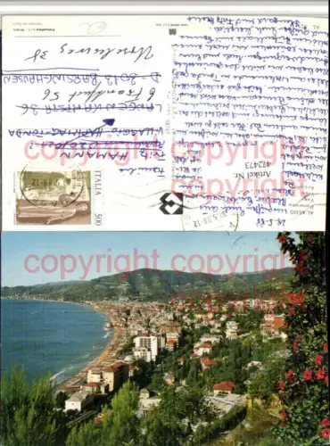 472473,Liguria Savona Alassio Panorama Totale