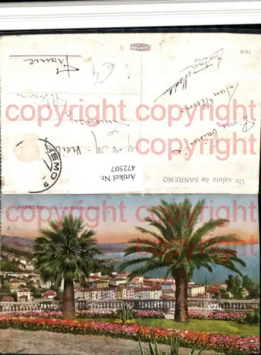 472507,Liguria Imperia Sanremo Giardino Regina Elena Palmen