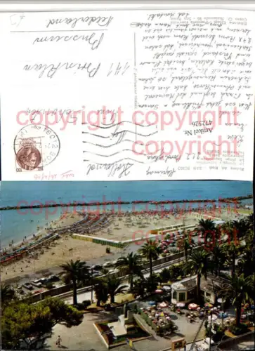 472526,Liguria Imperia Sanremo La spiaggia Imperatrice Strand