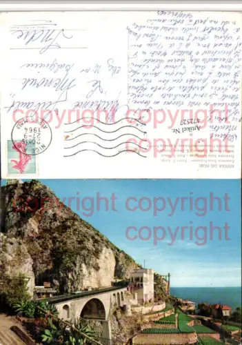 472527,Liguria Imperia Ventimiglia Frontiera Ponte s. Luigi Brücke Grenze