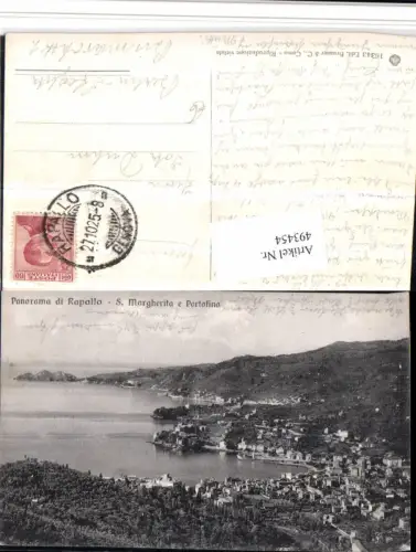 493454,Liguria Genova Rapallo S. Margherita e Portofino Totale