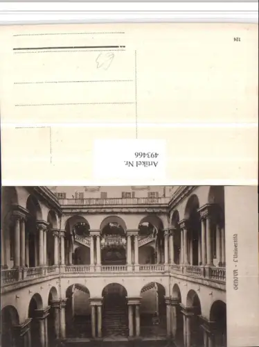 493466,Liguria Genova Genua Universita Universität Arkaden