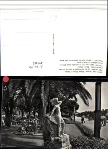 493482,Liguria Savona Finale Ligure Riviera des Palmes Statue Air marine