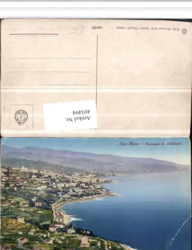 493494,Liguria Imperia Sanremo Panorama Coldirodi Totale