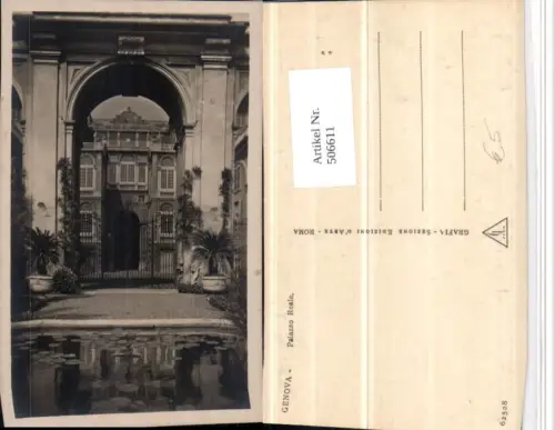 506611,Liguria Genova Genua Palazzo Reale Palast Gittertor