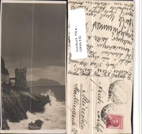 506616,Liguria Genova Genua Nervi Torre Gropallo Küste