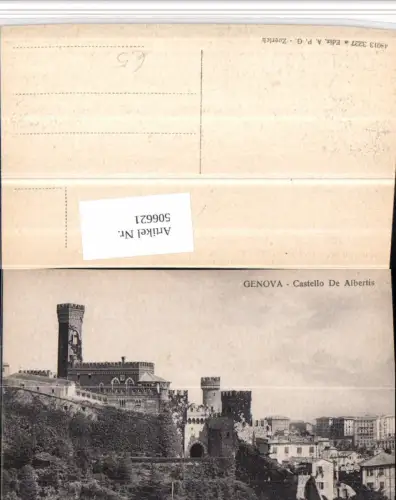 506621,Liguria Genova Genua Castello De Albertis Schloss