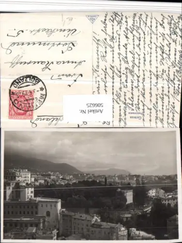506625,Liguria Genova Genua Panorama Teilansicht