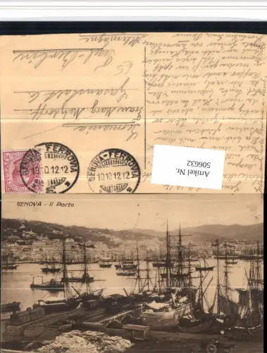 506632,Liguria Genova Genua Il Porto Hafen Segelschiffe Schiffe