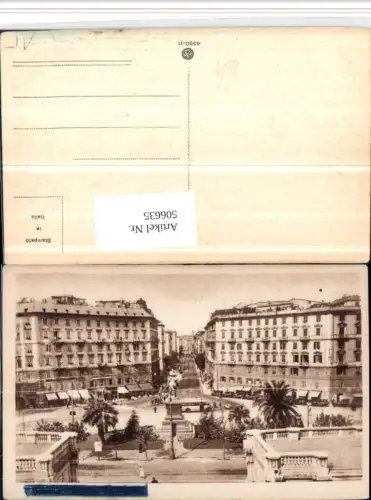 506635,Liguria Genova Genua Piazza Tommaseo Platz Denkmal