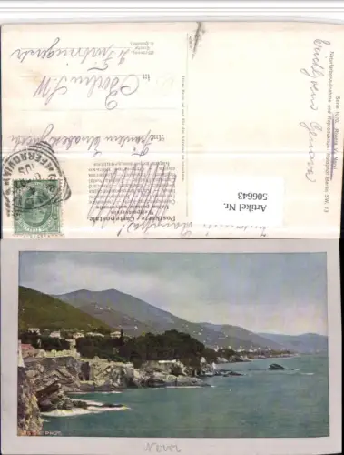 506643,Liguria Genova Genua Nervi Küste