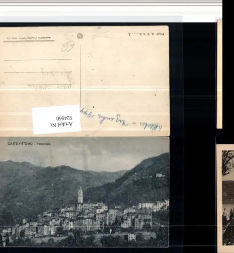 524660,Liguria Imperia Castel Vittorio Panorama Totale Bergkulisse