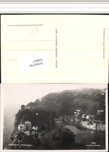 524817,Liguria Genova Portofino Panorama Totale Küste