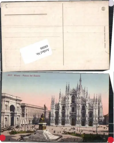 68086,Milano Milan Piazza del Duomo