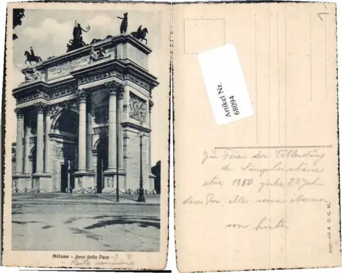 68094,Milano Milan Arco del Pace