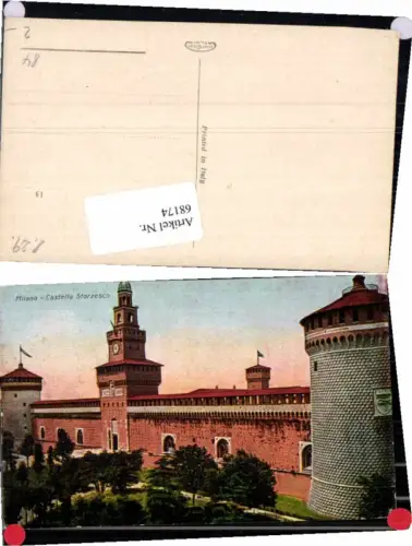 68174,Milan Milano Castello Sforzesco