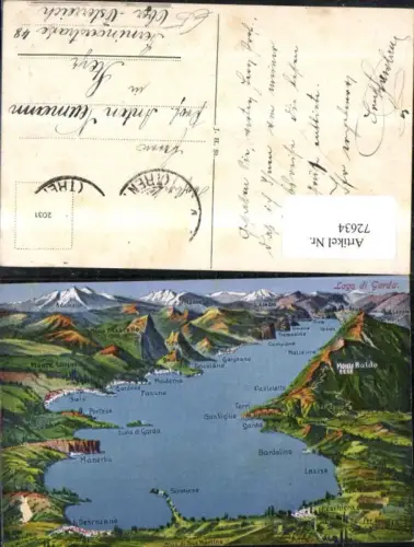 72634,Lago di Garda Lagekarte