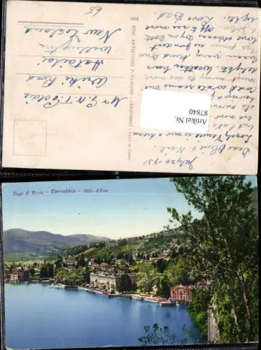 87840,Lago di Como Cernobbio Villa d´Este Lombardia