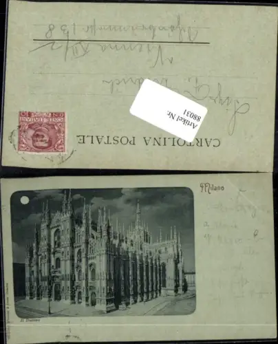 88031,Milano Il Duomo Detailansicht Lombardia