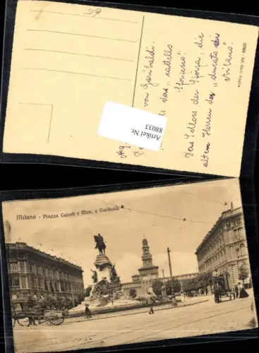 88033,Milano Piazza Cairoli e Mon a Garibaldi Lombardia