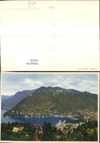 102552,Lombardia Como d Brunate Lago di Como Comer See