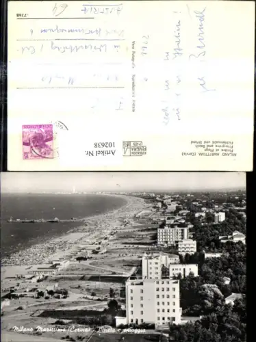 102638,Lombardia Milano Mailand Marittima Fichtenwald u. Strand