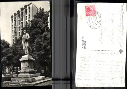153858,Cremona Giardini Pubblici Il Monumento a Ponchielli Statue Denkmak Lombardia