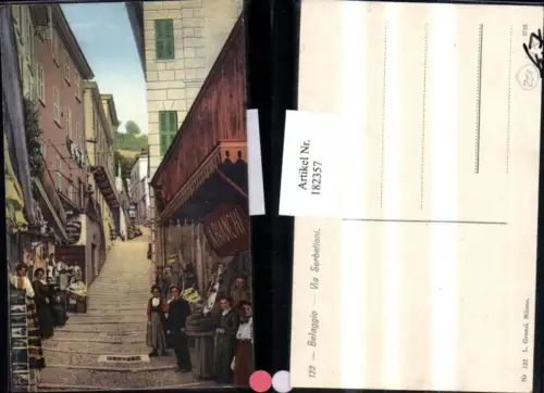 182357,Lombardia Belaggio Via Serbetioni Straßenansicht