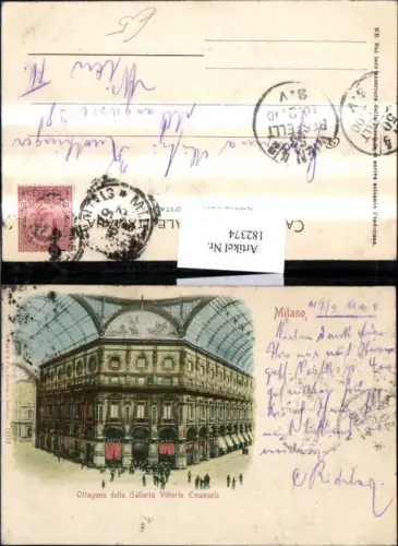 182374,Lombardia Milano Ottagono della Galleria Vittorio Emanuele
