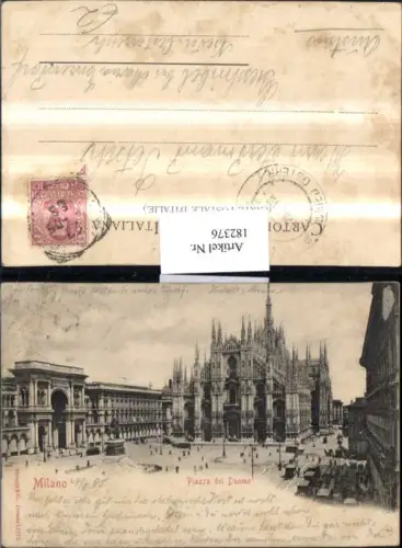 182376,Lombardia Milano Piazza del Duomo
