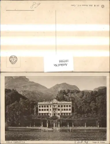 197595,Lombardia Lago di Como Villa Carlotta