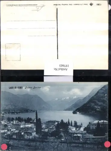 197603,Lombardia Lago di Como Primo Bacino Teilansicht