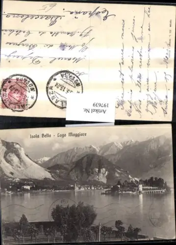 197639,Lombardia Lago Maggiore Isola Bella Insel Totale