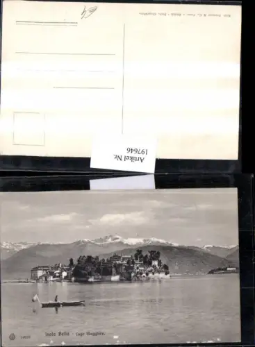 197646,Lombardia Lago Maggiore Isola Bella Insel Totale Boot
