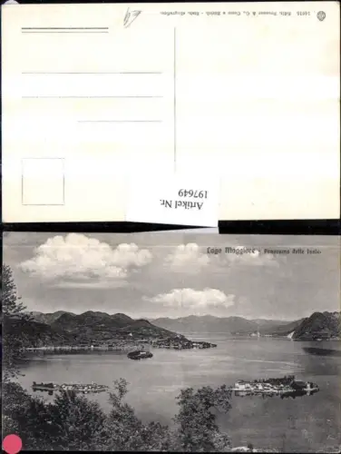 197649,Lombardia Lago Maggiore Panorama delle Isole Totale