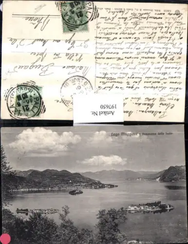 197650,Lombardia Lago Maggiore Panorama delle Isole Totale