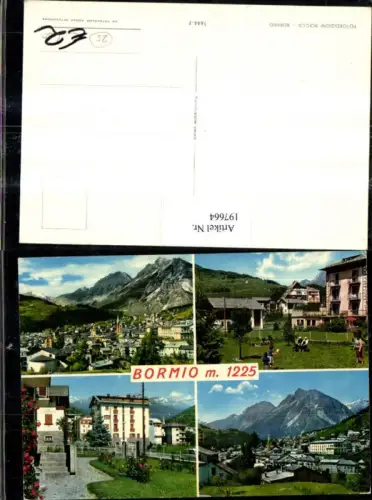 197664,Lombardia Bormio Totale Ansichten Mehrbildkarte