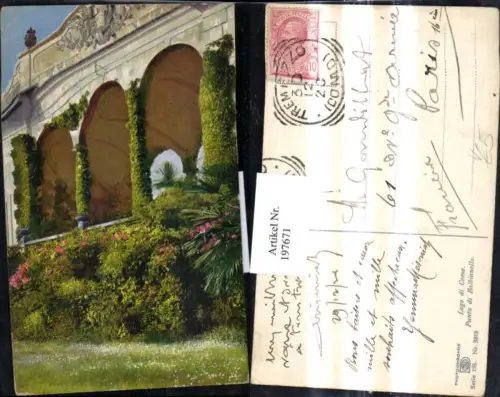 197671,Lombardia Lago di Como Punta di Balbianello Partie pub Photochromie 195euro3319