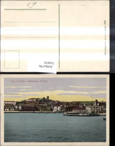 210474,Lombardia Lago di Garda Desenzano il Porto Teilansicht pub Stengel e Co 20237